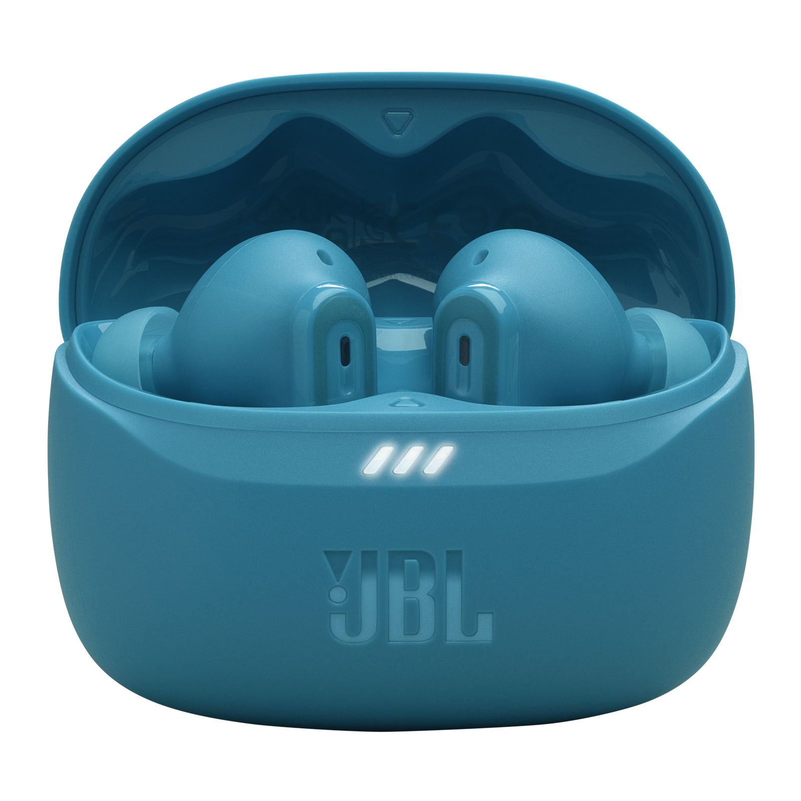 JBL Tune Beam 2 - Turquoise - True Wireless Noise Cancelling Earbuds - Top
